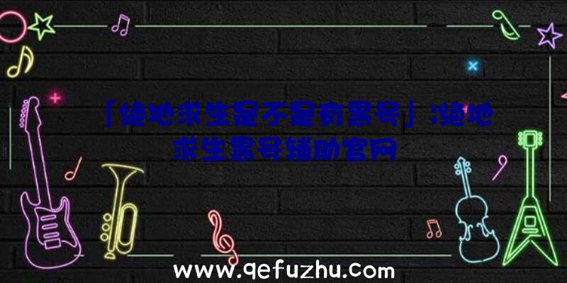 「绝地求生是不是有黑号」|绝地求生黑号辅助官网